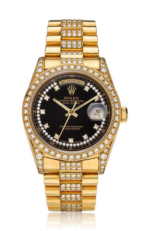 rolex day date gold with diamonds price|Rolex diamond bezel price.